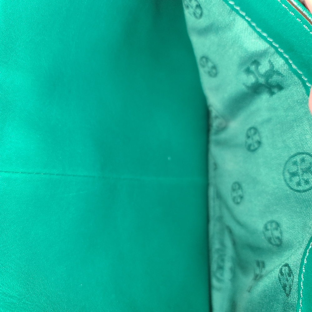 -Green Tory Burch purse vintage and gorgeous - Picture 3 of 10